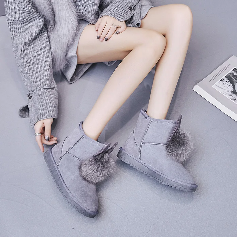 

Fashion Winter Boot Fur Women Plush Shoes High Top New Sneakers Tenis Feminino Trend Casual Female Shoes Woman School Snow Boots