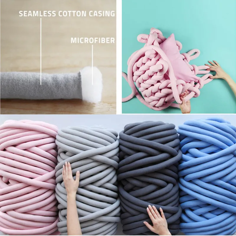 1000g/Ball 100 Cored cotton yarn Washing machine cleaning DIY hand