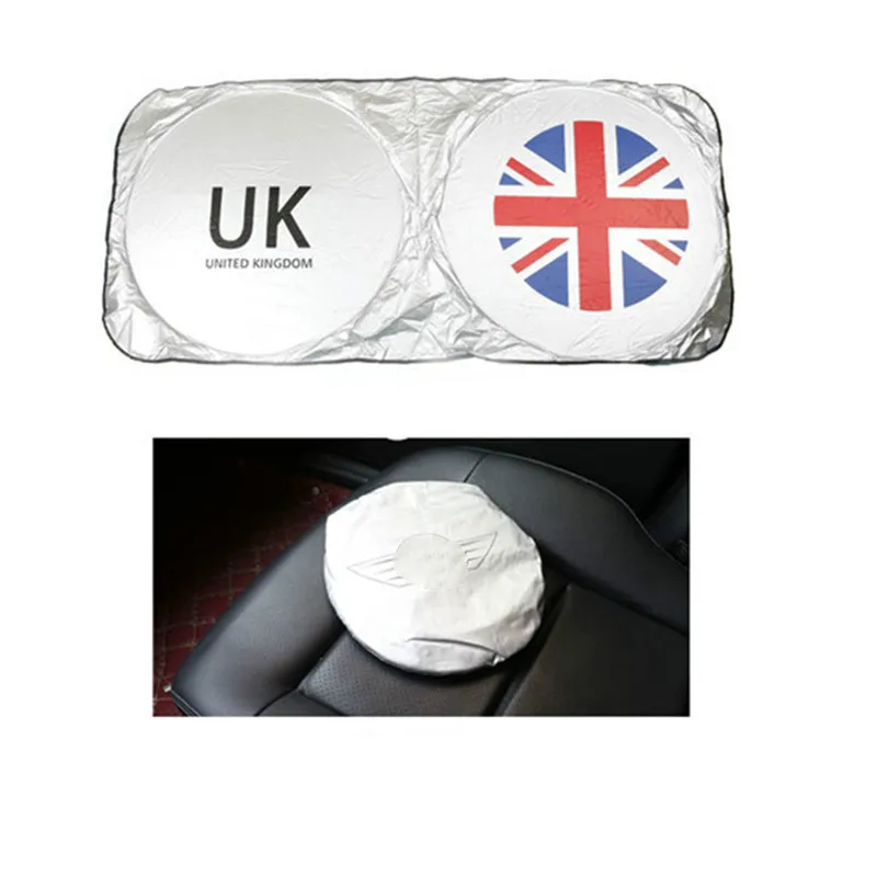 

National Flag Design Heat Insulation Car Sunshade for MINI COOPER COOPER S R55 R56 R57 R58 R59 R60 F56 F55 Exterior Accessories
