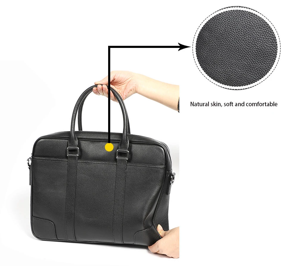 men's briefcase bag genuine leather (8)