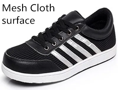 Мужская Рабочая обувь со стальным носком легкие дышащие Светоотражающие повседневные кроссовки - Цвет: B-Mesh cloth