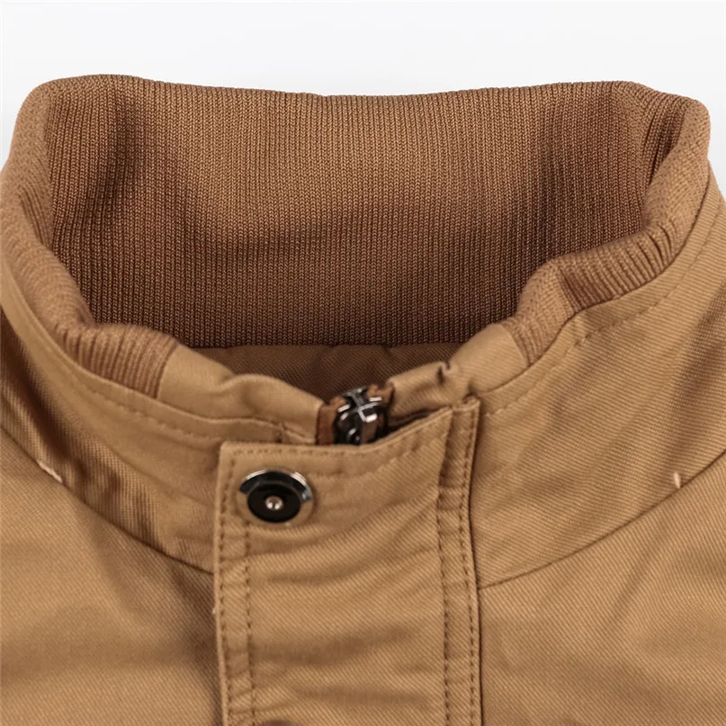 Cycling Jackets Men Winter Military Clothing Pocket Tactical Outwear Thickened Cashmere Coat Plus velvet large size jacket #2n22 (6)