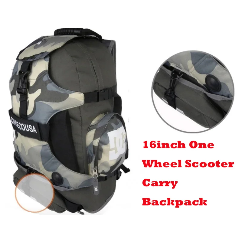 Camo 14/16 Inches Electric Scooter Carrying Shoulders Bag Unicycle