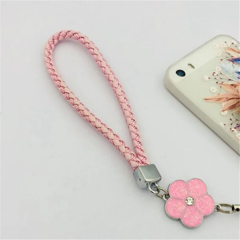 UVR Мобильный телефон ремни веревка клевер цветок короткая рука веревка мягкое для ключа шнурок шеи шнурок шейный ремешок анти-стресс