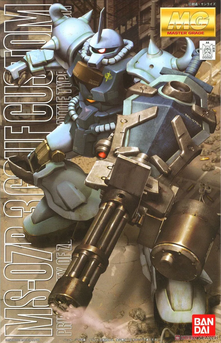 Bandai Gundam 1/100 MG MS-07B-3 Gouf Custom B3 мобильный костюм сборные модели наборы экшн-фигурки |