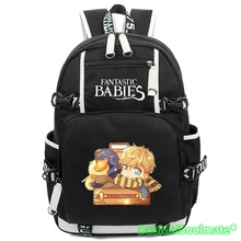 С фантастическими животными большой емкости школьные сумки рюкзаки детская сумка Амин мультфильм сумка на плечо рюкзак студенческий рюкзак путешествия