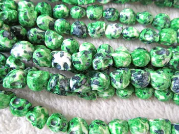 

5strands 10x12mm wholesale howlite turquoise handmade sugar skull skeleton assortment jewelry beads