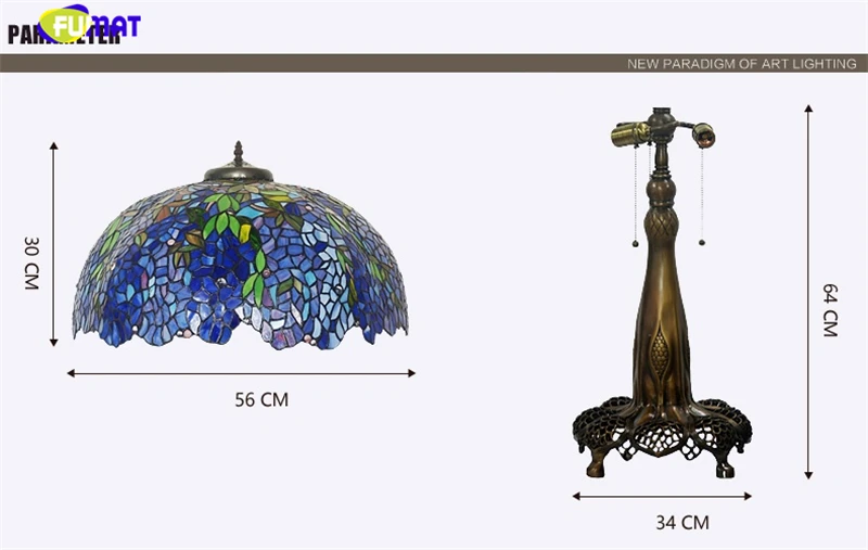 Фумат Тиффани витражные стеклянные настольные лампы Вистерия виноград персик Morning Glory Стрекоза чистая медная рамка ручной работы стол светодиодный свет