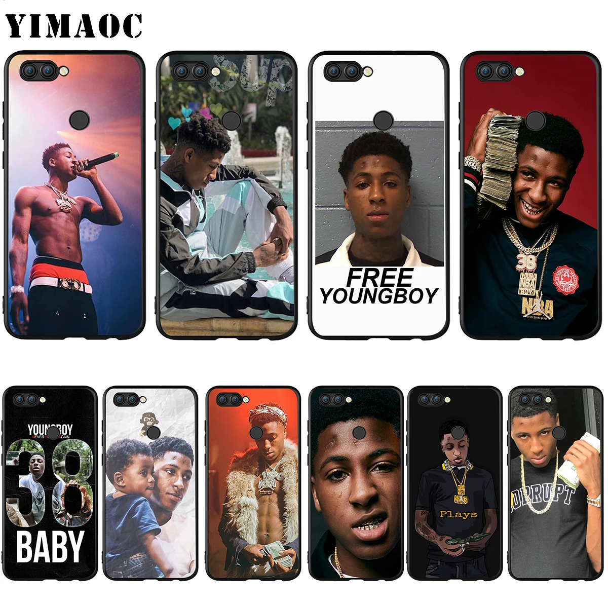 Силиконовый чехол YIMAOC Youngboy для Huawei Honor 6a 7a 7c 7x8 9 10 Lite Pro Y6 Prime 2018 2017|Бамперы| |
