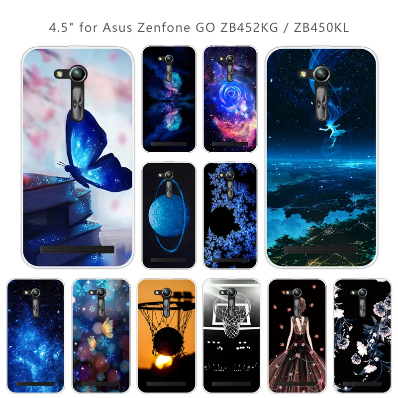 Мягкий ТПУ чехол для телефона Asus Zenfone GO 2nd Gen zb452кг ASUS_X014D ZB450KL 4 5 дюйма синий
