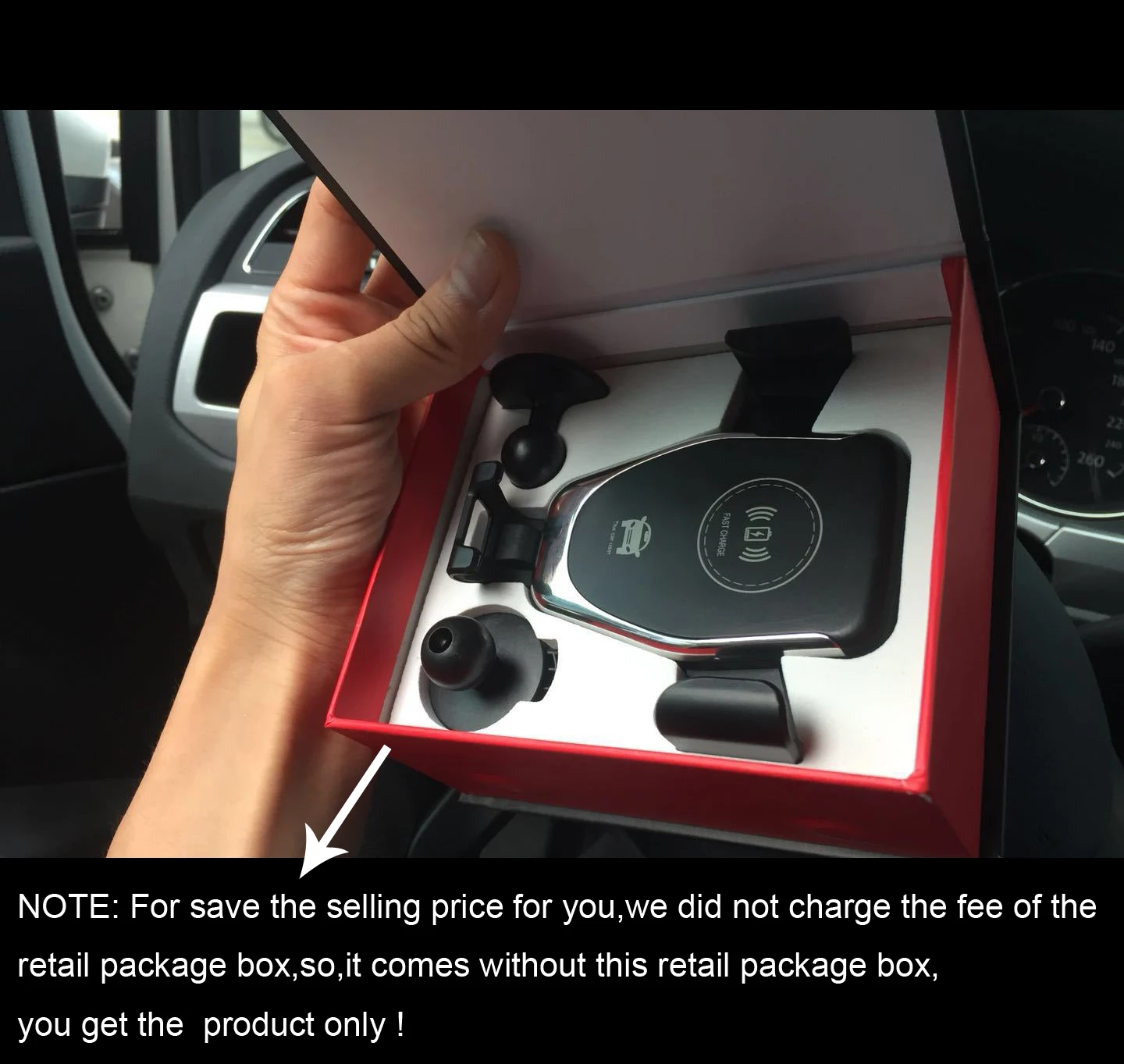 10W QI Wireless Charging for Samsung Galaxy S10 S9 S8 S6 S7 Edge Car Phone Holder for IPhone X XS MAX XR 8 Plus Wireless Charger