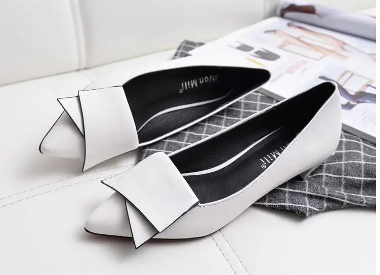 18 Leather Flat Shoes pointed toe With low Woman Loafers Cowhide Spring Casual Shoes Women Flats Women Shoes B222 13 18 Leather Flat Shoes pointed toe With low Woman Loafers Cowhide Spring Casual Shoes Women Flats Women Shoes B222 13