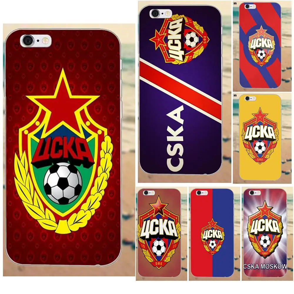 

Diwqxr TPU Cell Phone cska moscow fc For iPhone X 4 4S 5 5S 5C SE 6 6S 7 8 Plus Samsung Galaxy J1 J3 J5 J7 A3 A5 2016 2017