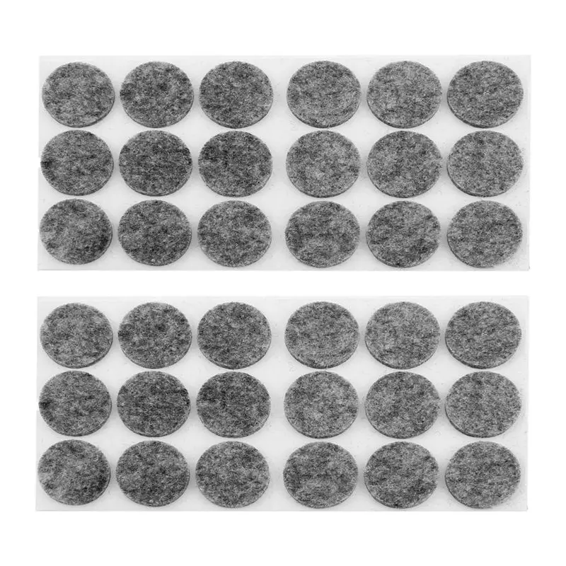 

36 Pcs Furniture Feet Skid Protection Pads Felt Floor Protector