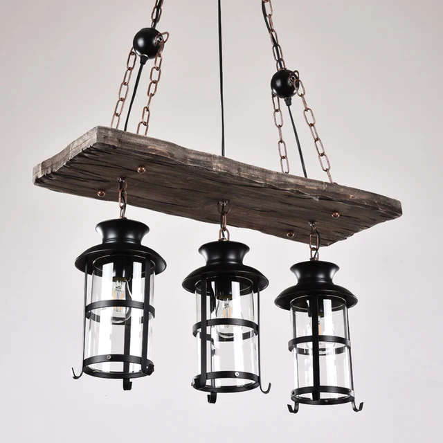 Amerikaanse land retro massief houten hanglamp persoonlijkheid ... Amerikaanse land retro massief houten hanglamp persoonlijkheid ...