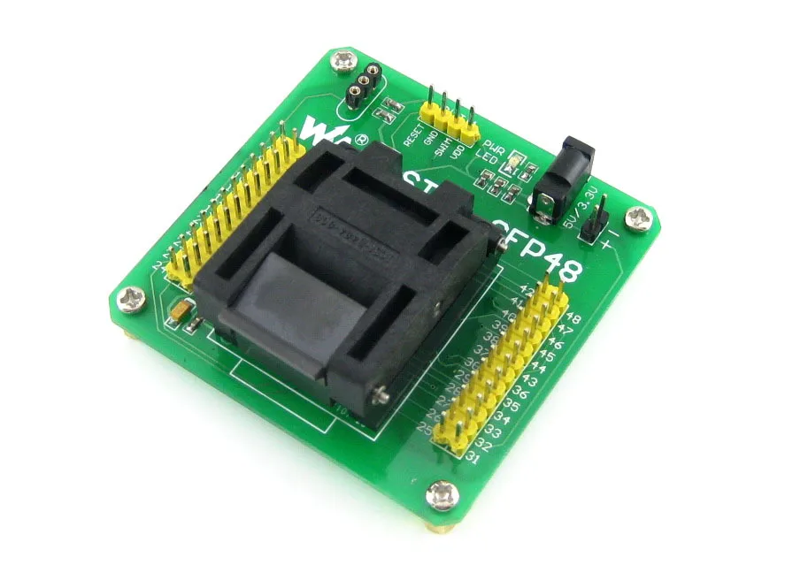 

Module Stm8-qfp48 Qfp48 Tqfp48 Fqfp48 Pqfp48 Stm8 Yamaichi Test Socket Programming Adapter 0.5mm Pitch