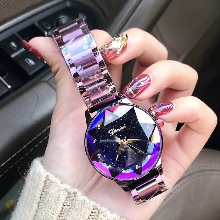 2018 Топ Элитный бренд леди кристалл часы Женское платье часы Мода розовое золото повседневные часы женские Нержавеющая сталь наручные часы
