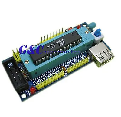 1 шт. ATMEGA8 ATMEGA48 ATMEGA88 макетная плата AVR(без чипа) DIY Kit