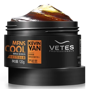 

vintage hair-oil hair slicked male pomade strong styling lasting moisturizing man hair wax fast shaping gel cream #868