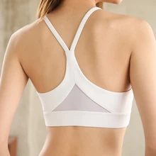 Женский бюстгальтер Для Йоги Спортивный Бюстгальтер Для Бега Спортзала фитнеса бюстгальтер для занятий спортом Мягкий Пуш-Ап майка