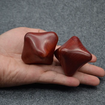 

high quality Rosewood massage handball acupuncture massage ball hex shape ball