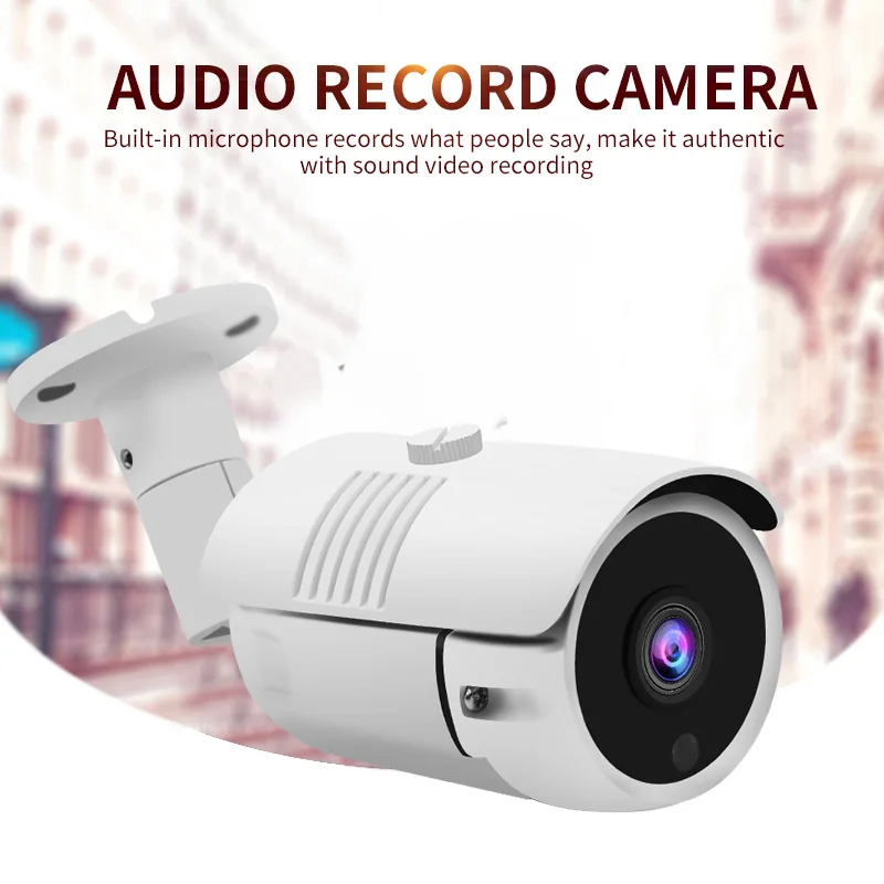 H.265 Security IP Camera Audio 48V POE 5MP Outdoor Waterproof IP66 CCTV Camera P2P video surveillan - 33042602597  H.265 Security IP Camera Audio 48V POE 5MP Outdoor Waterproof IP66 CCTV Camera P2P video surveillan - 33042602597