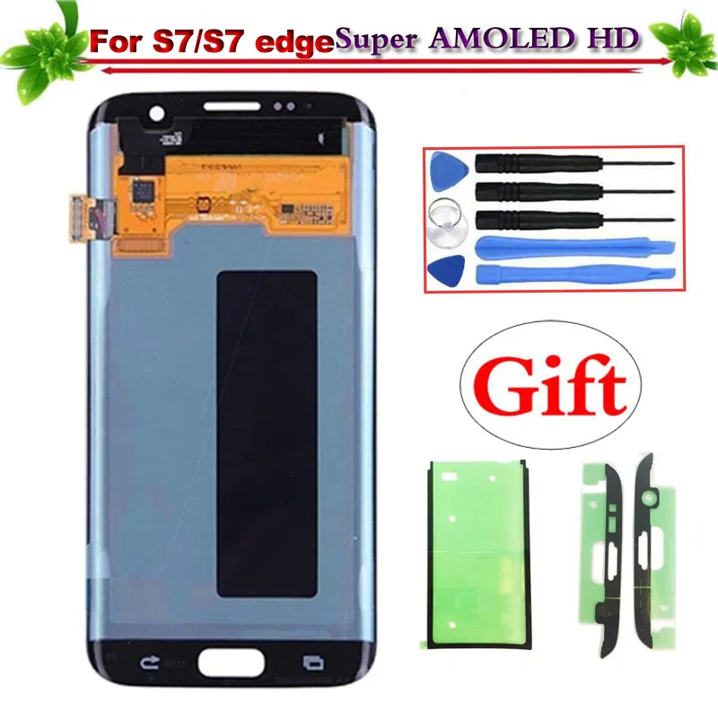 

5.5" Replacement Super AMOLED for Samsung galaxy S7 S7 edge G930 G930F G935 G935F LCD Display Touch Screen Digitizer Assembly