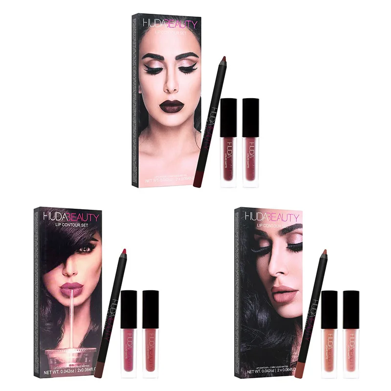 

Hudas Beauty Lipstick Waterproof Matte Liquid Lipstick Moisturizer Smooth Lip Stick Long Lasting Lip Gloss Hudas beleza