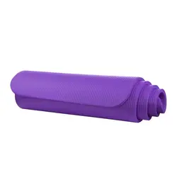 Коврик для йоги, 15 мм, плотное упражнение, фитнес, физио, тренировка Пилатес, нескользящий Цвет: фиолетовый