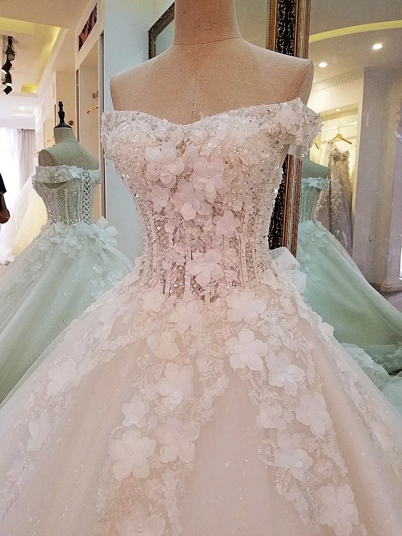Кружевное бальное платье AOLANES Gelinlik 2017 винтажное для свадьбы|vintage bridal gown|bridal gownvestido