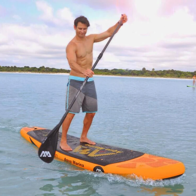 

stand up paddle pizza aqualung surfboard water skiing board sup paddle adult air mattress kayak swimming float camping equipment