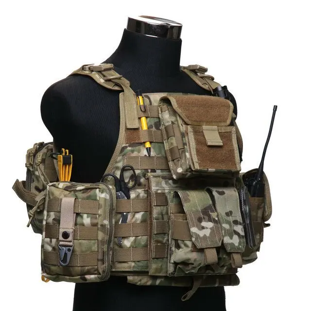 WINFORCE Tactical Gear / Plate Carrier w/Cummerbund MOLLE / 100