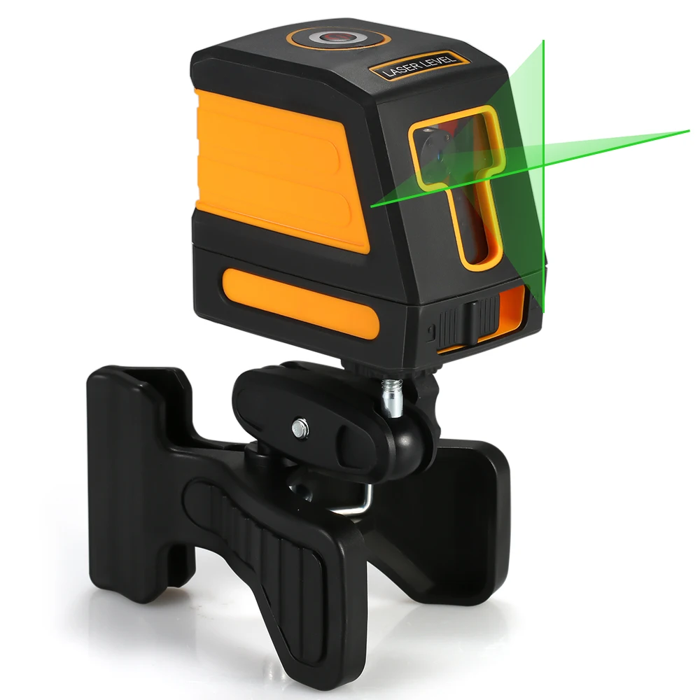 

Self-Leveling Laser Level 360 Profession Horizontal Vertical Cross 2 Lines Green Leveling Laser Level Kit with optional Tripod