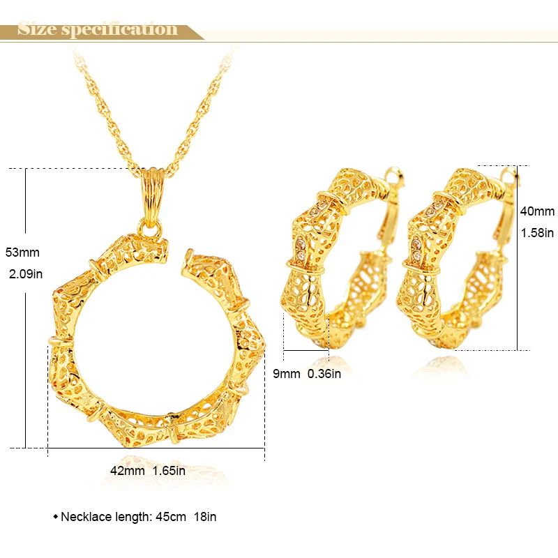Sunny Jewelry этнические наборы ювелирных изделий для женщин колье серьги кулон