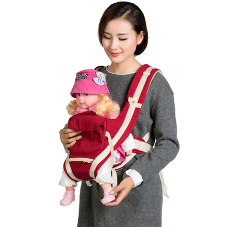 Кенгуру младенцы носители переноски ребенка ребенок комфортно слинг рюкзак с шляпу ребенка кенгуру рюкзак для переноски
