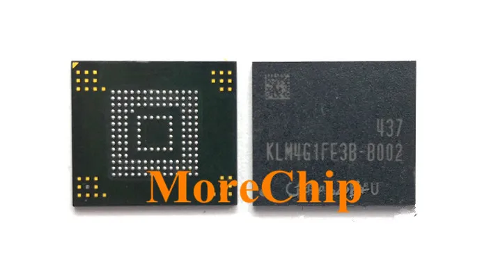KLM4G1FE3B-B002 eMMC NAND flash memory BGA IC Chip 2pcs/llot | Мобильные телефоны и аксессуары