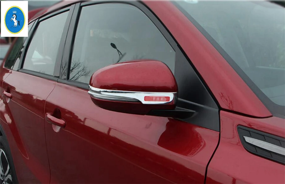 Yimaautotrims авто аксессуары Боковая дверь зеркало заднего вида комплект накладка 2 шт. подходит для Suzuki Vitara ABS