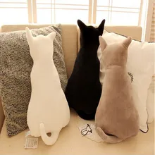 Супер милая мягкая плюшевая подушка на заднем сиденье для кошки, подушка для дивана, плюшевая игрушка, плюшевая кукла, подушки под голову, креативный подарок на год