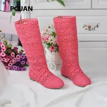 Женские весенние высокие сапоги; шерстяные ботинки с вырезами; модные роскошные брендовые летние белые ботинки на шнуровке; женская повседневная обувь на плоской подошве