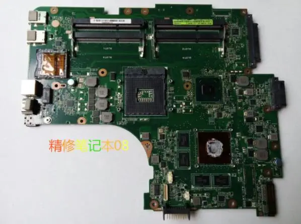 Материнская плата N53JQ для ноутбука ASUS N53JF N53JG HM55 с GT425M 1G I7 cpu 4 слота ОЗУ материнская