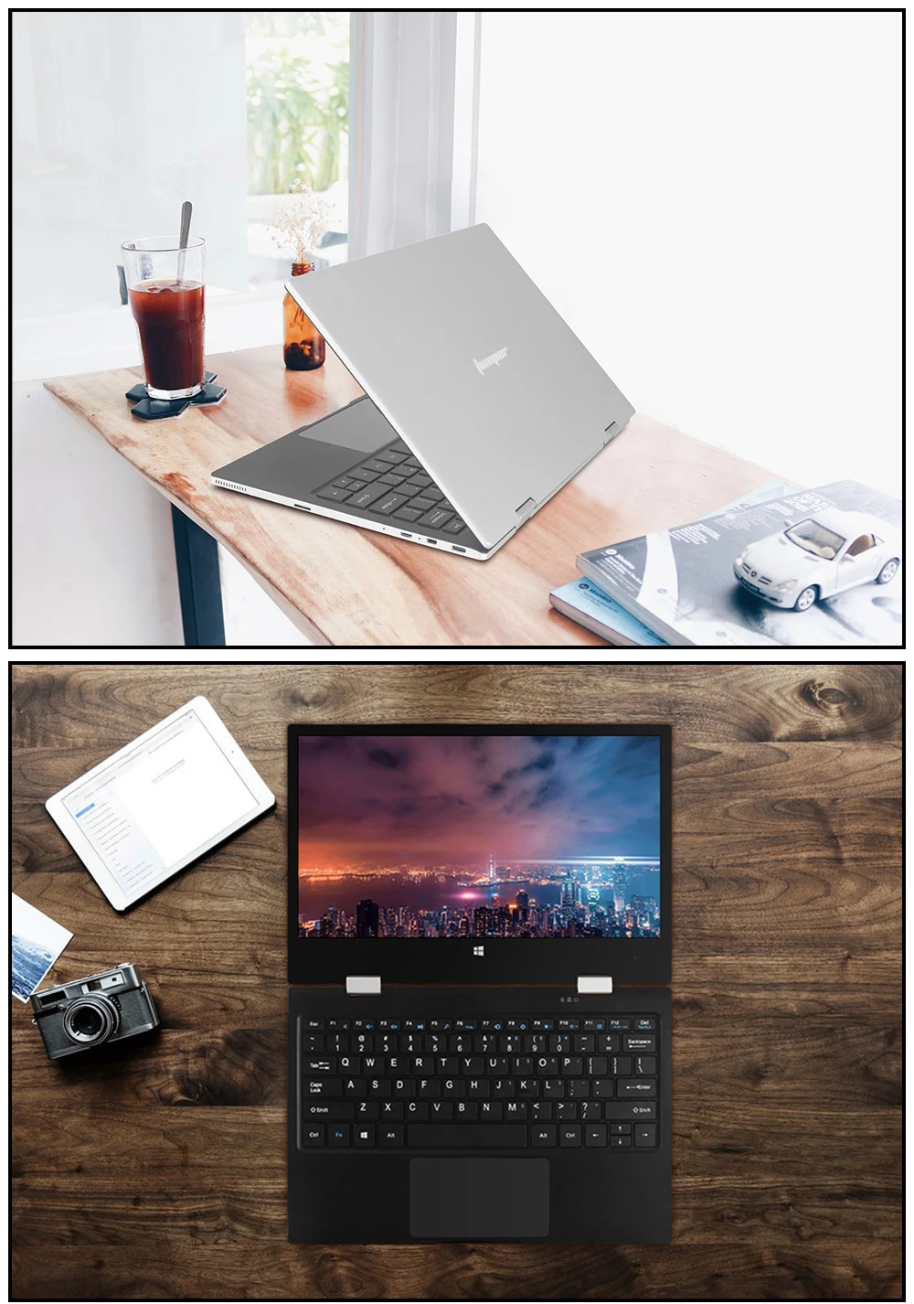 11,6 дюймов ips мульти сенсорный дисплей для ноутбука Apollo Lake N3350 ноутбук джемпер EZbook X1 ультрабук 4 Гб DDR4 64 Гб eMMC128GB SSD металл