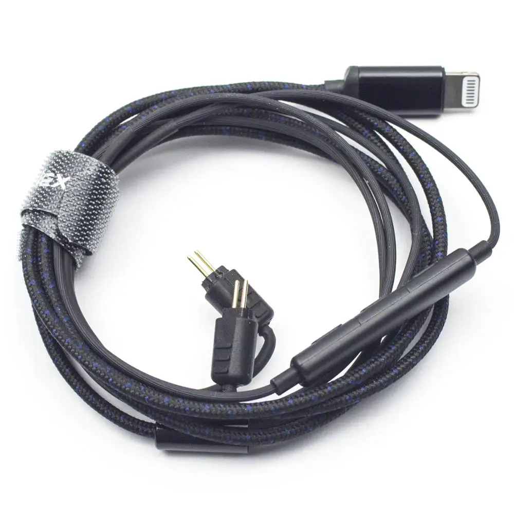  RevoNext Lightning Detachable Audio cable for QT2/QT2S/QT3/QT3S/QT5/RX8/RX8S Upgraded Cable 0.78mm 