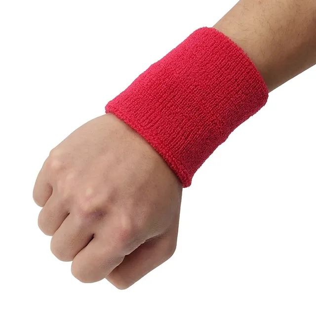 AOLIKES 8 X 7.5cm Polyester Cotton Wristbands Sport Sweatband Hand