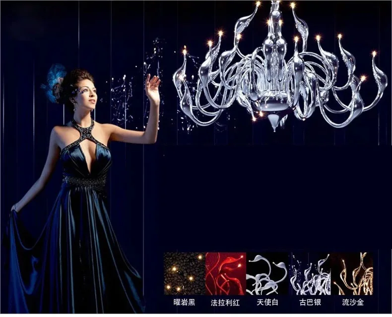 Lustres de Cristal Conduziu a Lâmpada do Teto Deco Vela Europeu Levou Cisne Decoração g4 Quarto Sala Modern Frete Grátis Art 3 LEVOU Cisne Decoração G4 Conduziu a Lâmpada