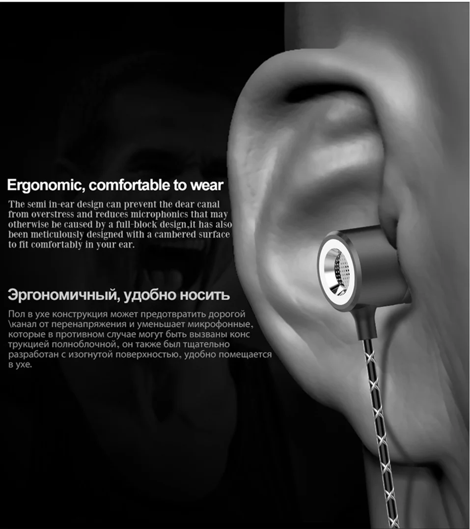 Icoque For Leeco Type C Earphone with Mic Stereo Headphones USB Type-c Earphones for Letv LeEco Le 2 Pro Max 2 C Type Earphone   (10)