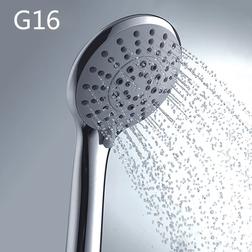 Gappo Bathroom Hand Shower Bath Shower Pressure Massage Rainfall SPA Water Shower Head Chrome Water Saving LED Mixer Tap - Цвет: G16