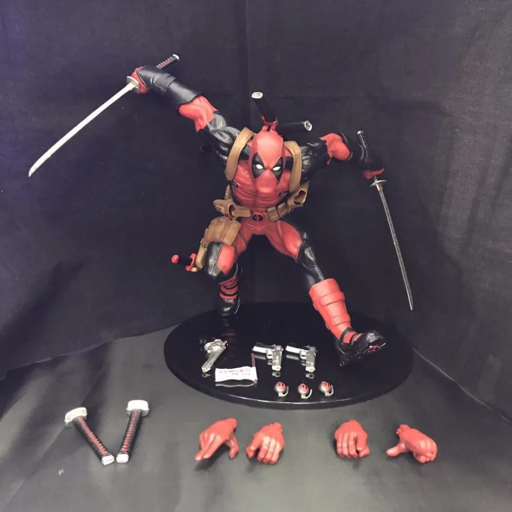 Экшн фигурки Дэдпул 230 мм ПВХ модель X Men игровая игрушка пробежка Уинстона