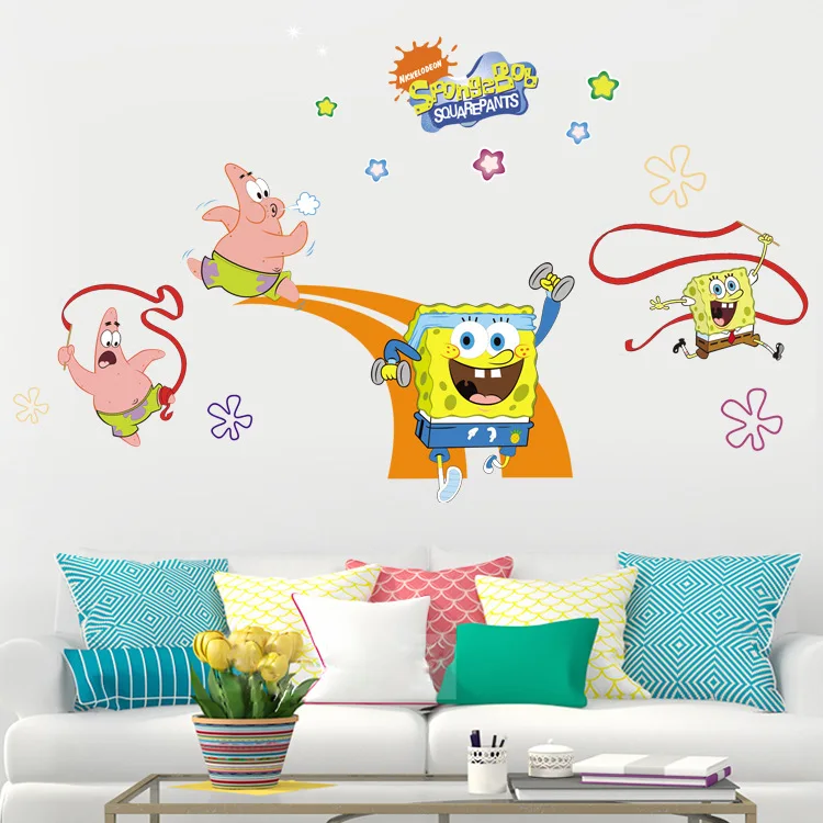 PATRICK STAR Spongebob Squarepants Decal Removable WALL STICKER Home Decor Art