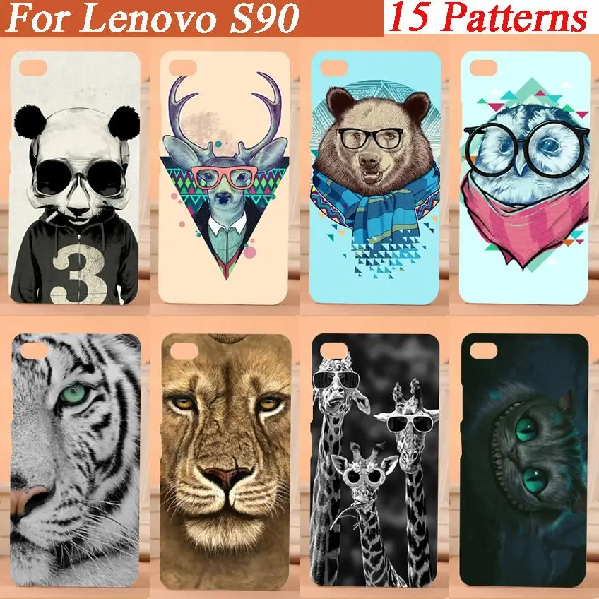 Colorful tiger lion bear dog car design Painting Case Cute ...