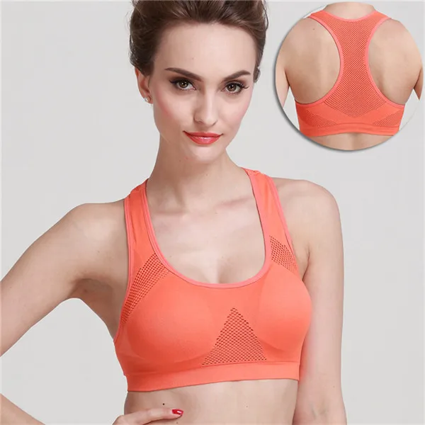 CHLEISURE M/L/XL 5 Цвета Женщины Push Up Bra Professional Sexy Stretch Bralette Бесшовные Мягкий Топы Бюстгальтеры для Женщин - Цвет: Orange